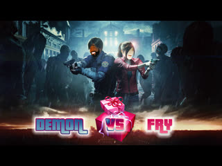 duel of the year demon vs fry resident evil 2 remake